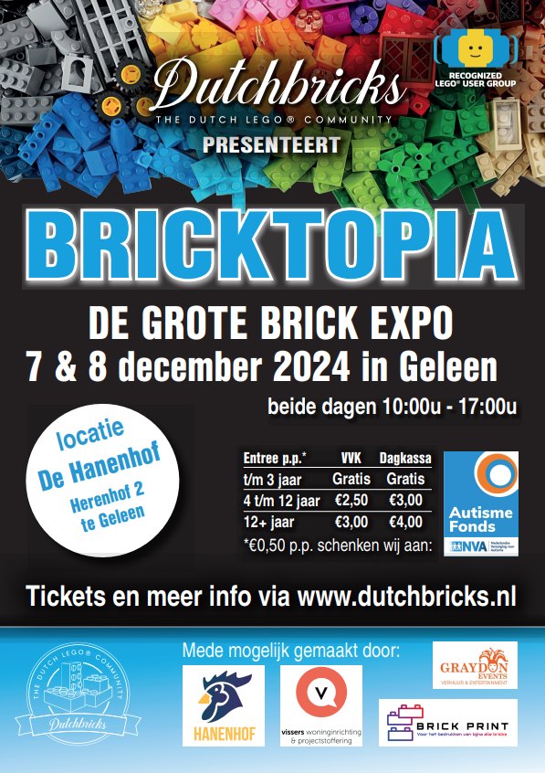 2024-12 Poster Bricktopia Geleen