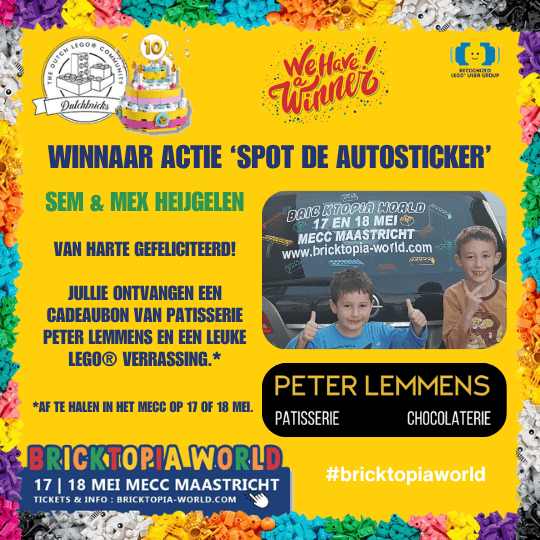 Winnaar autosticker actie (klein) Winnaar autosticker actie (klein)